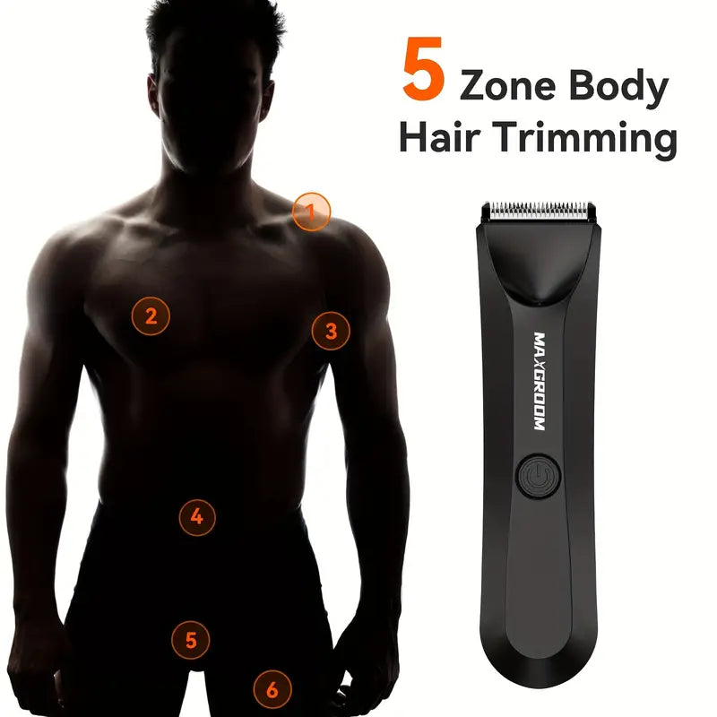 Gentlemen's 5 in 1 Pubic + Body Hair Trimmer