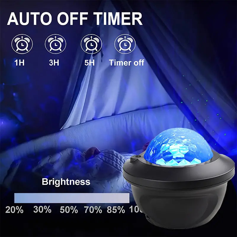 Unisex Galaxy Room Projector + Speaker