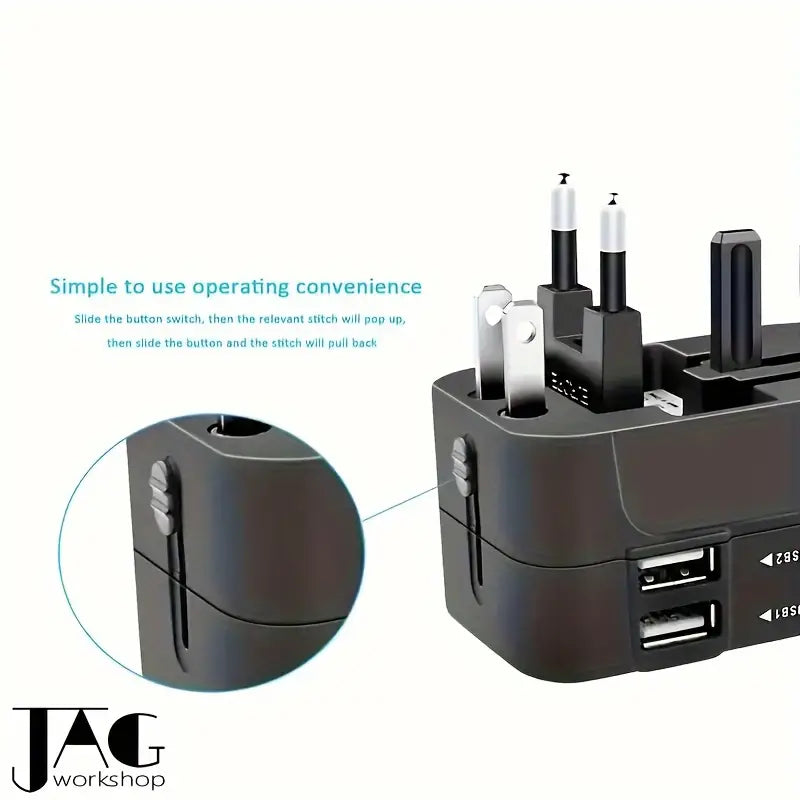 Gentlemen's Universal Travel USB Adapter