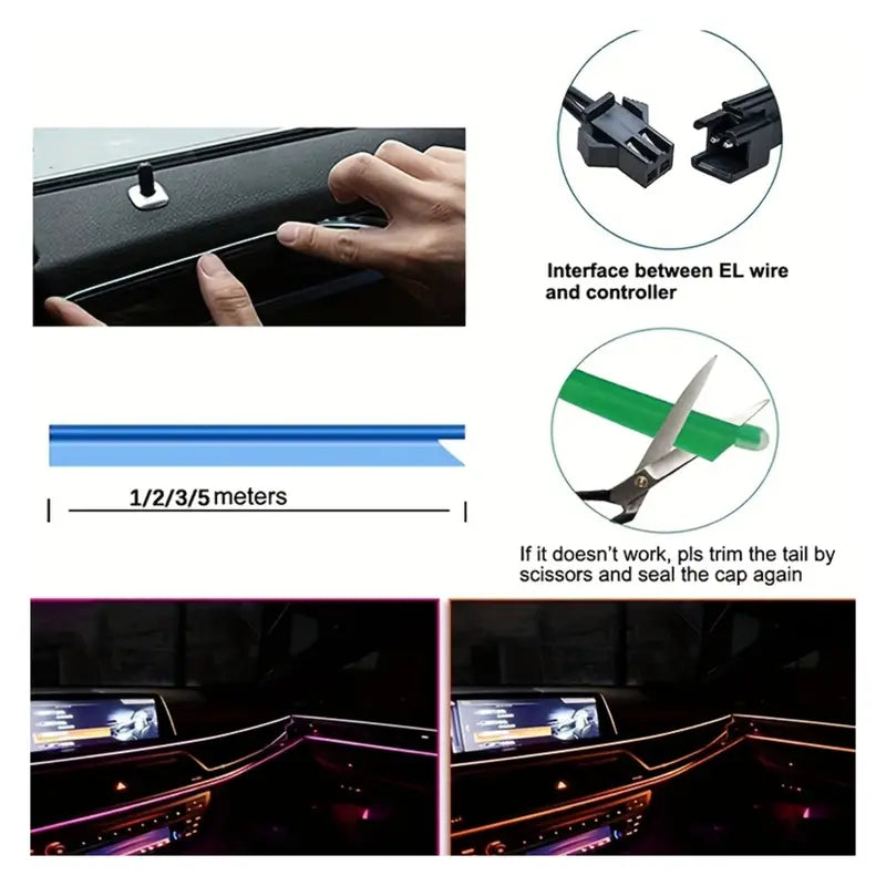 Gentlemen's LED Car Interior Lights