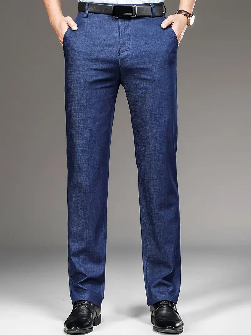 Gentlemen's Slim Fit Denim Business Jeans