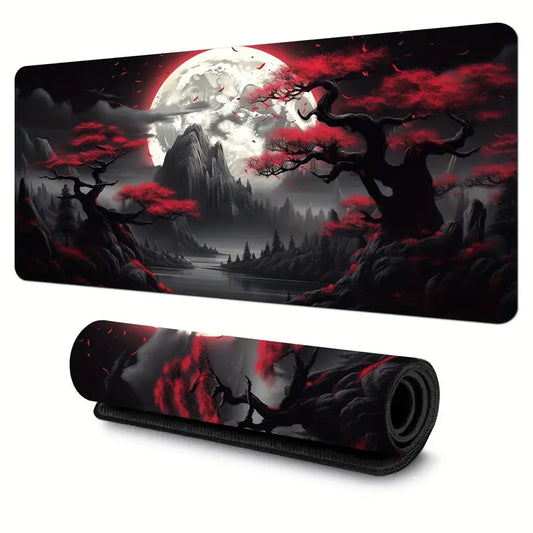 Gentlemen's Large Red Moon Gaming Mat