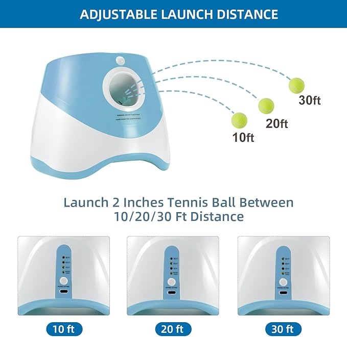 SpinTail™ Automatic USB Rechargeable Ball Launcher