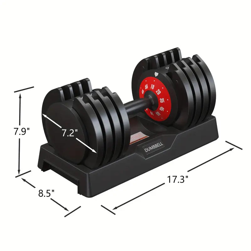 Gentlemen's Adjustable Anti-Slip Dumbbell 55lb