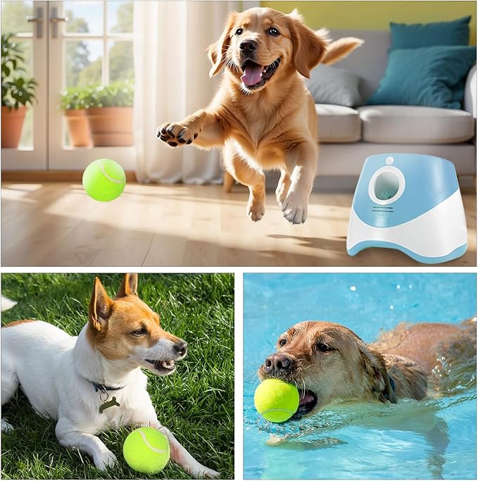 SpinTail™ Automatic USB Rechargeable Ball Launcher