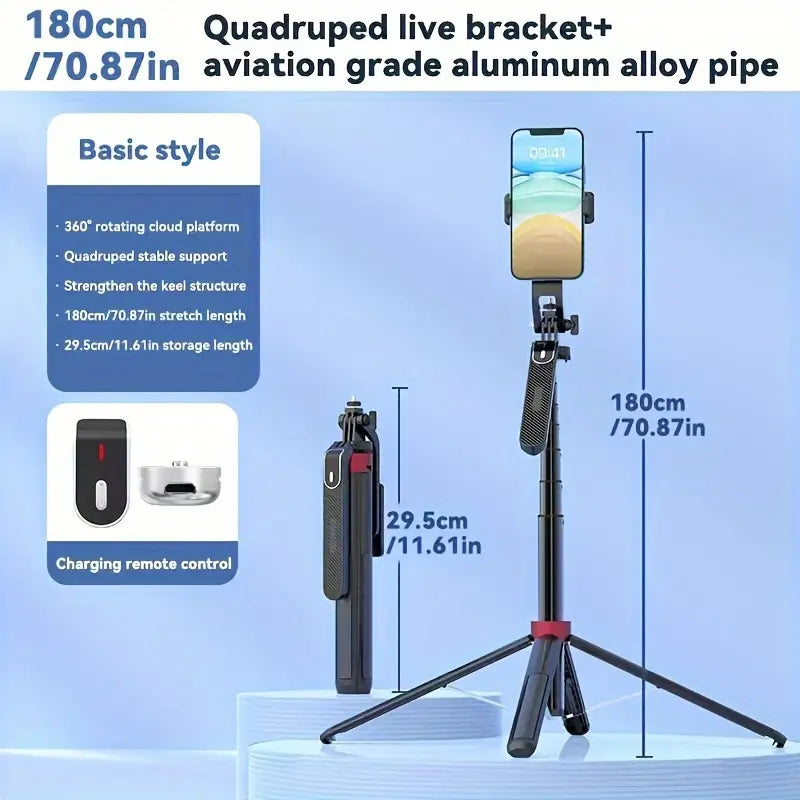 Gentlemen's 72" Selfie Stick Tripod