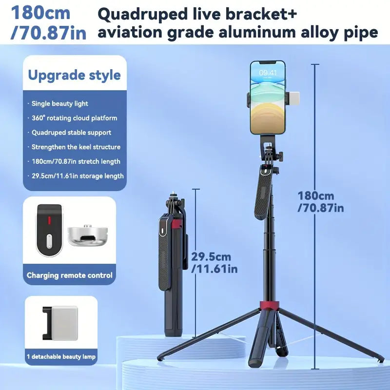 Gentlemen's 72" Selfie Stick Tripod