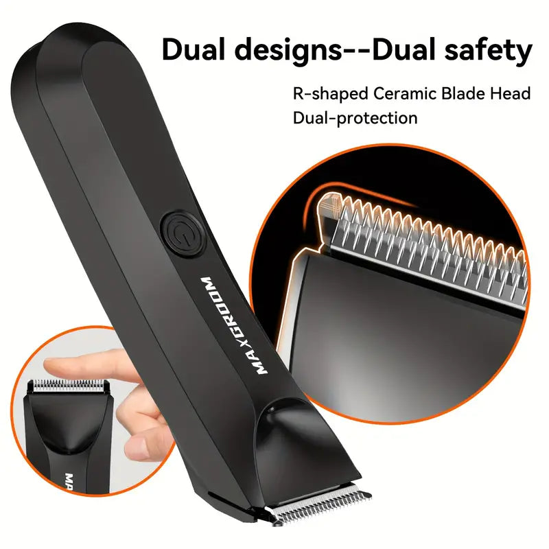 Gentlemen's 5 in 1 Pubic + Body Hair Trimmer