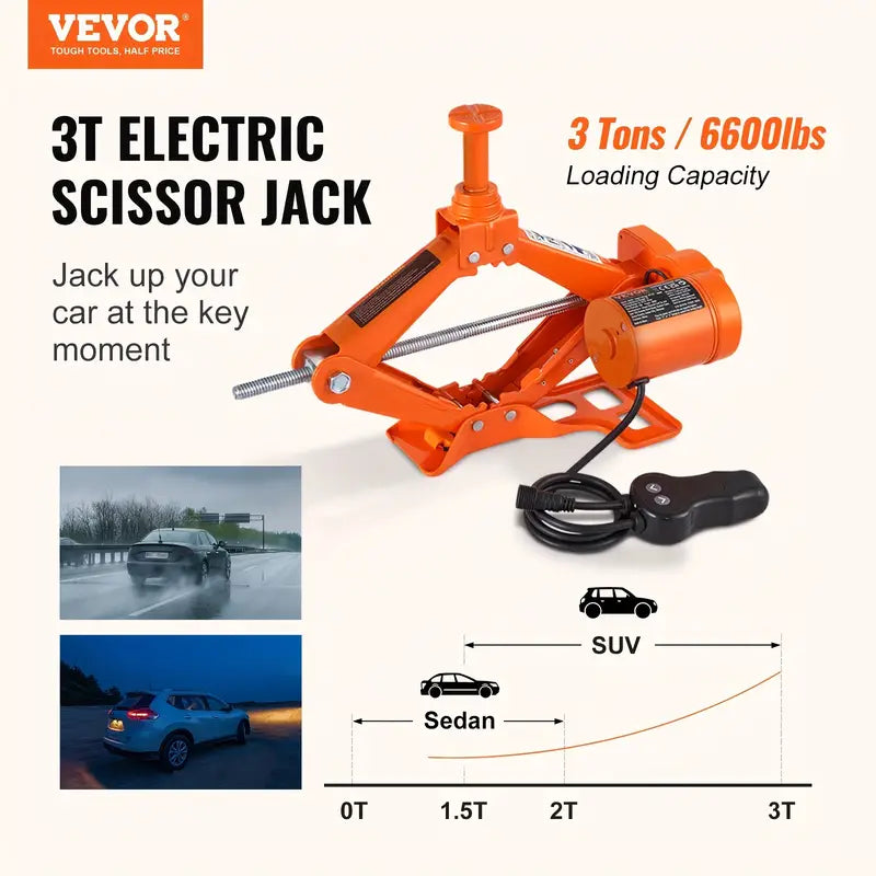 Gentlemen's Electric Scissor Car Jack